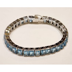 Bracciale argento e topazio