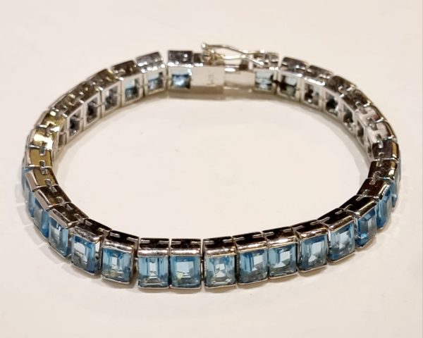 Bracciale argento e topazio