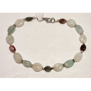 Bracciale acquamarina e tormalina