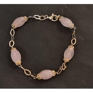Bracciale quarzo rosa