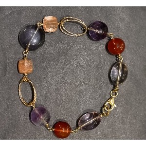 Bracciale fluorite e agata