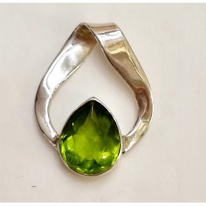 Ciondolo argento e peridoto