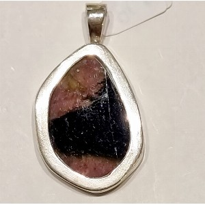 Ciondolo in argento e tormalina