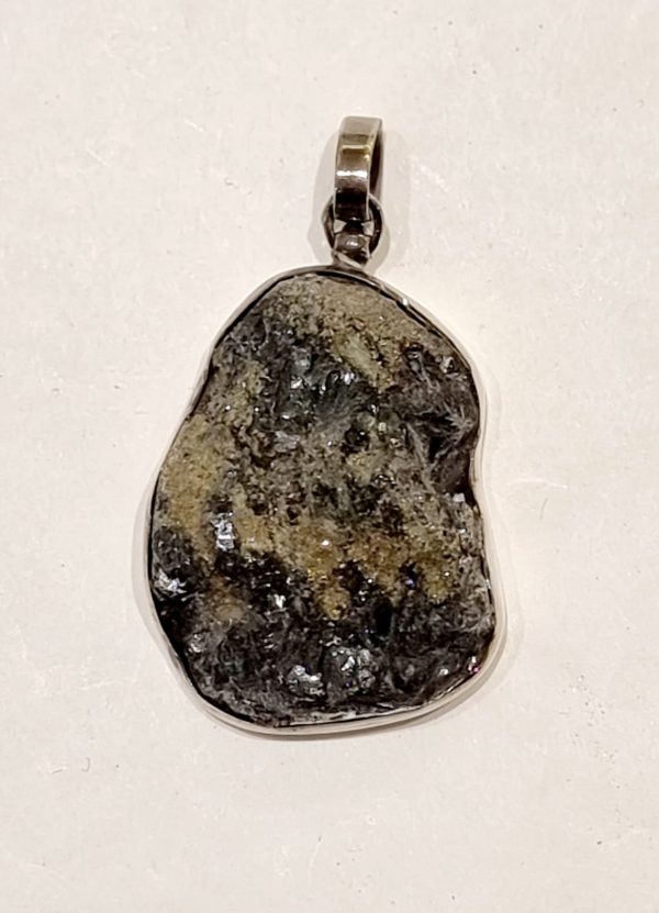 Ciondolo in argento e ematite