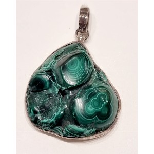 Ciondolo in malachite