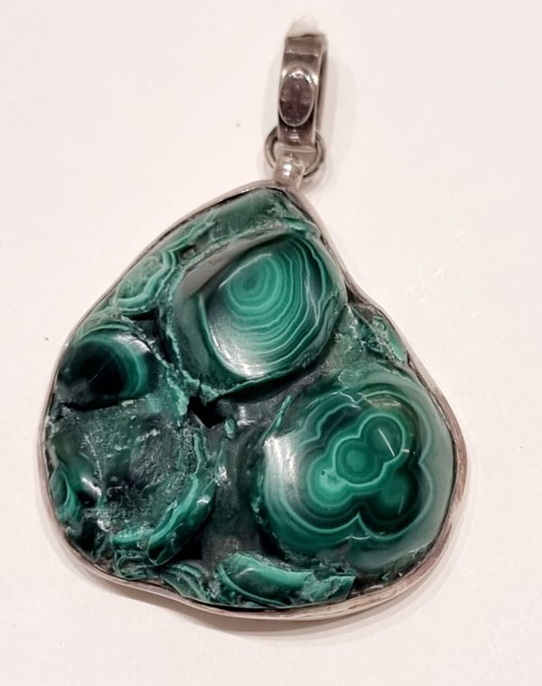 Ciondolo in malachite