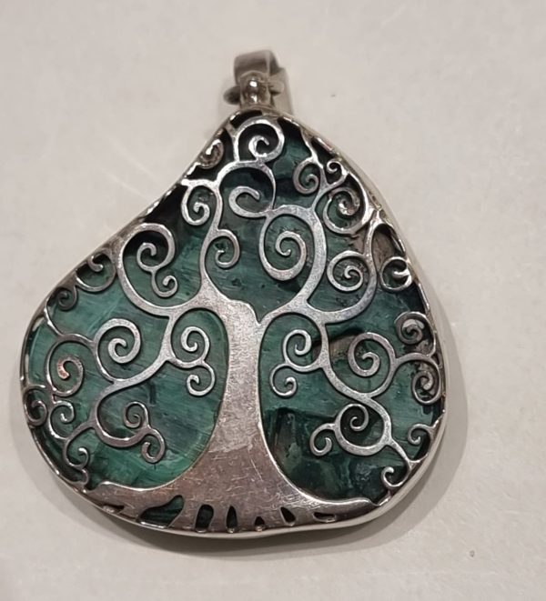 Ciondolo in malachite - immagine 2