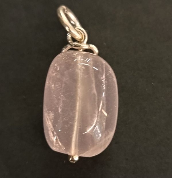 Ciondolo in quarzo rosa