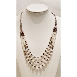 Collana in argento e labradorite