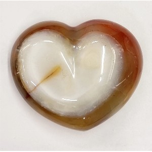 Cuore in agata corniola