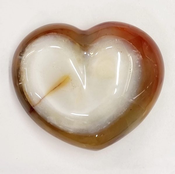 Cuore in agata corniola