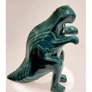Dinosauro in malachite