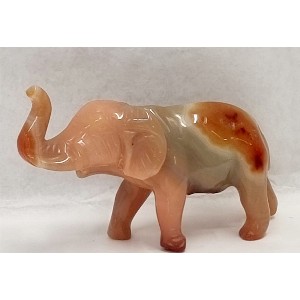Elefante in agata corniola