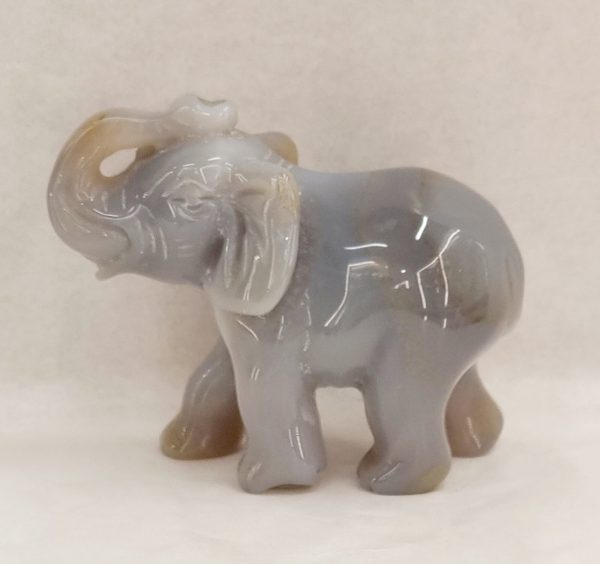 Elefante in Agata naturale