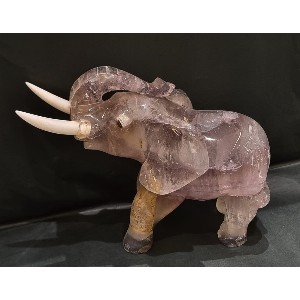 Elefante in fluorite