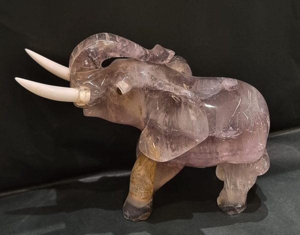 Elefante in fluorite
