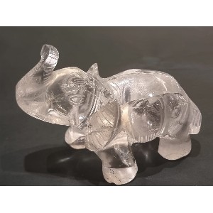 Elefante quarzo bianco