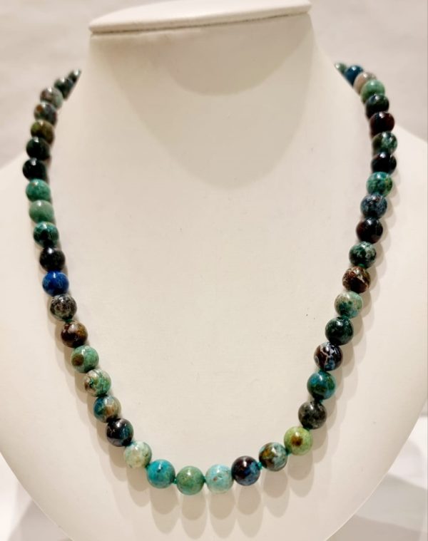 Collana in crisocolla