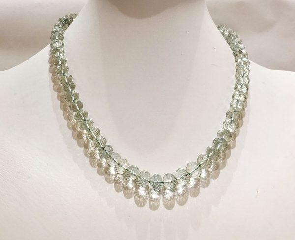 Girocollo in prasiolite