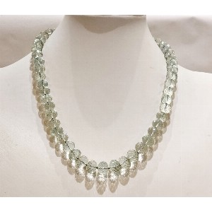 Girocollo in  prasiolite