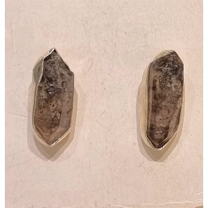 Orecchini  quarzo tormalinato