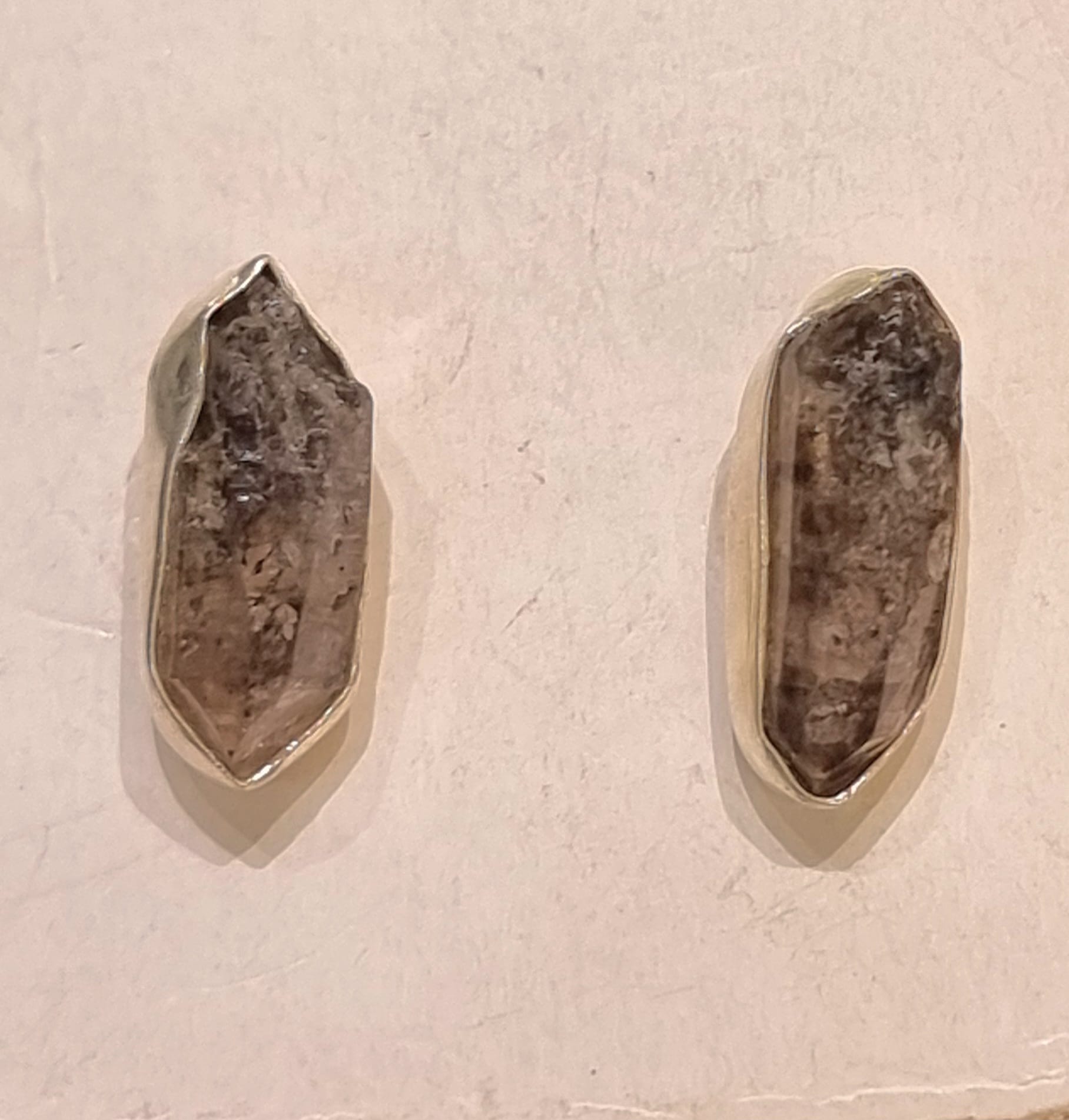 Orecchini  quarzo tormalinato