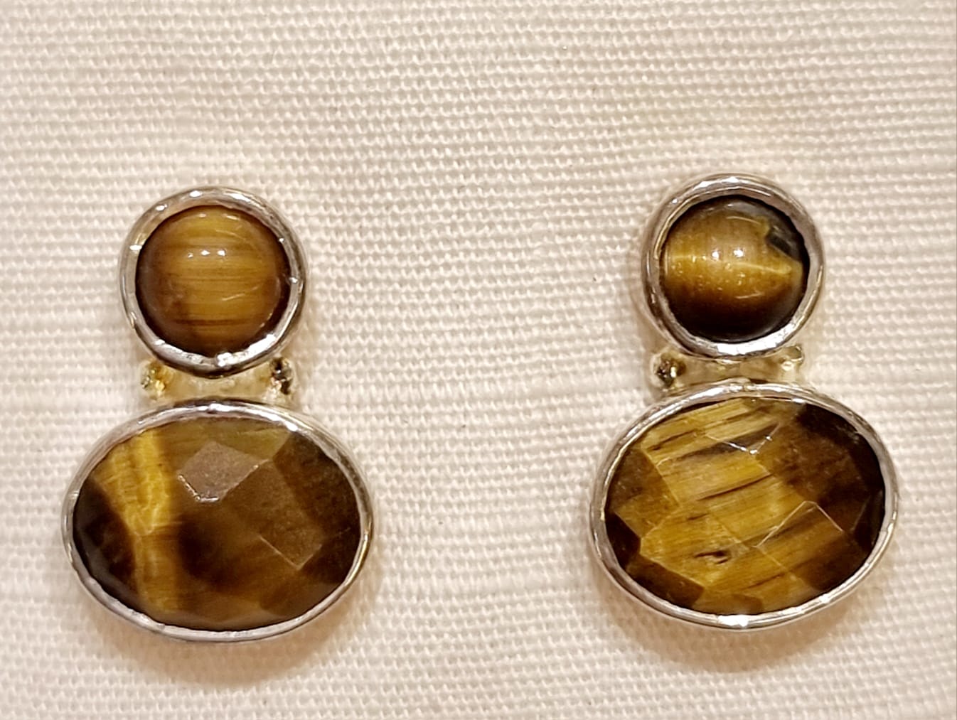 Orecchini occhio di tigre