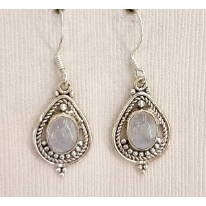 Orecchini argento e labradorite