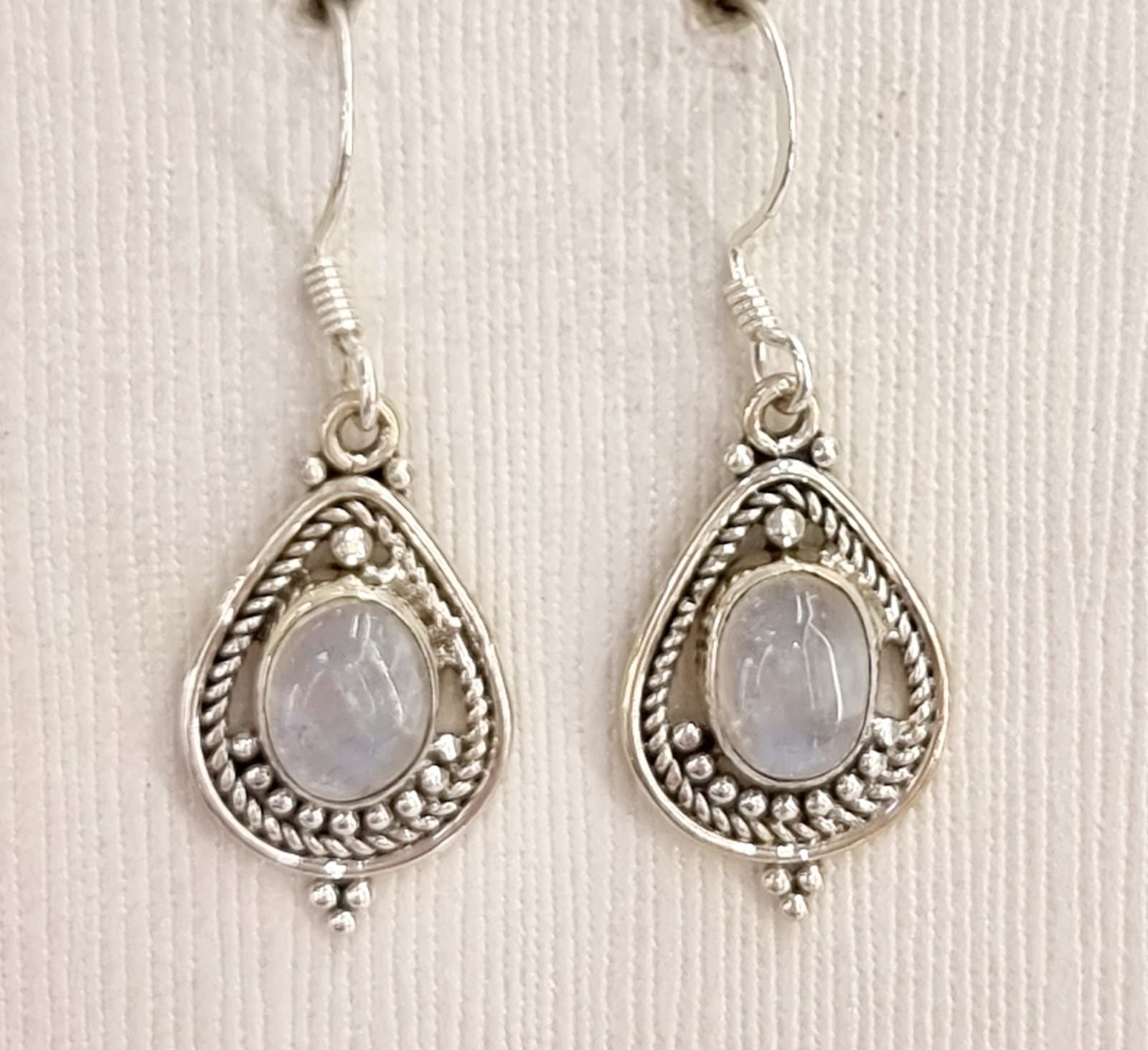 Orecchini argento e labradorite
