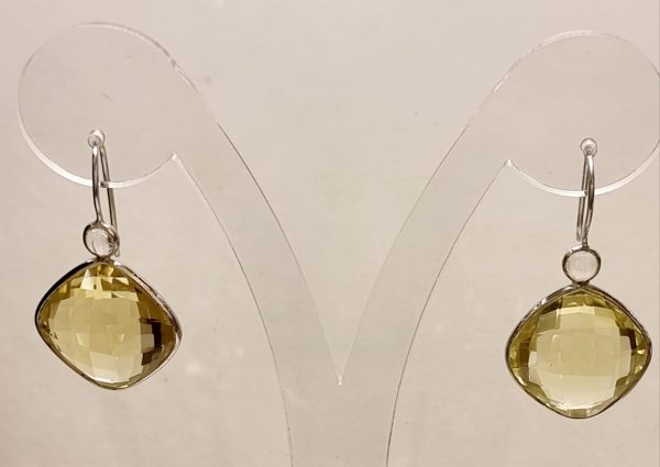 Orecchini topazio lemon