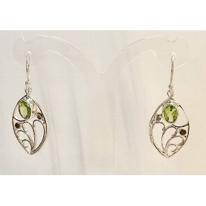 Orecchini peridoto