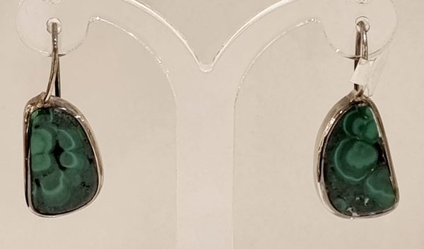 Orecchini malachite