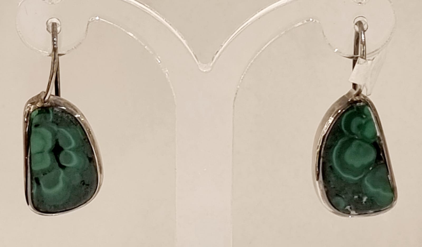 Orecchini malachite