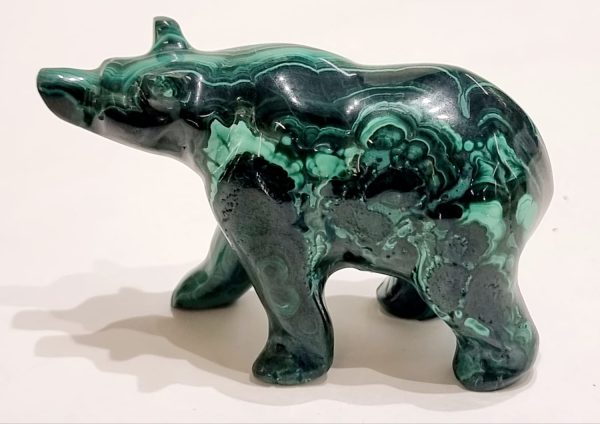 Orso in malachite