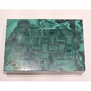Scatola in malachite