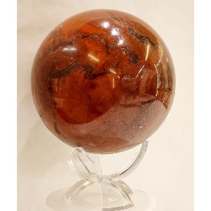 Sfera in diaspro rosso