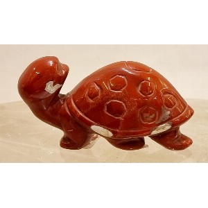 Tartaruga in diaspro rosso