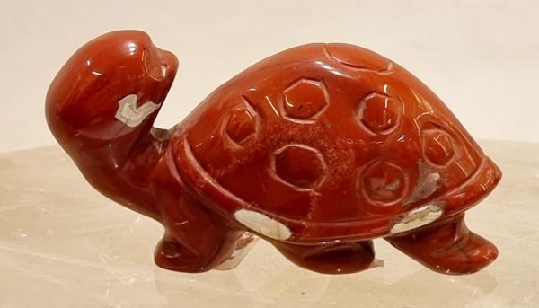 Tartaruga in diaspro rosso