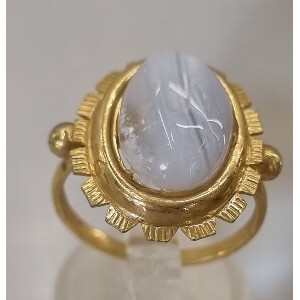 Anello calcedonio