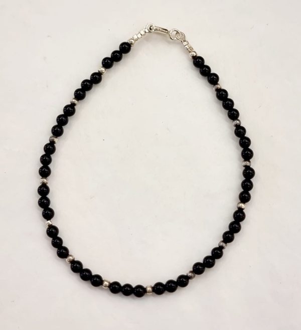 Bracciale ossidiana nera