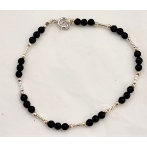 Bracciale ossidiana nera