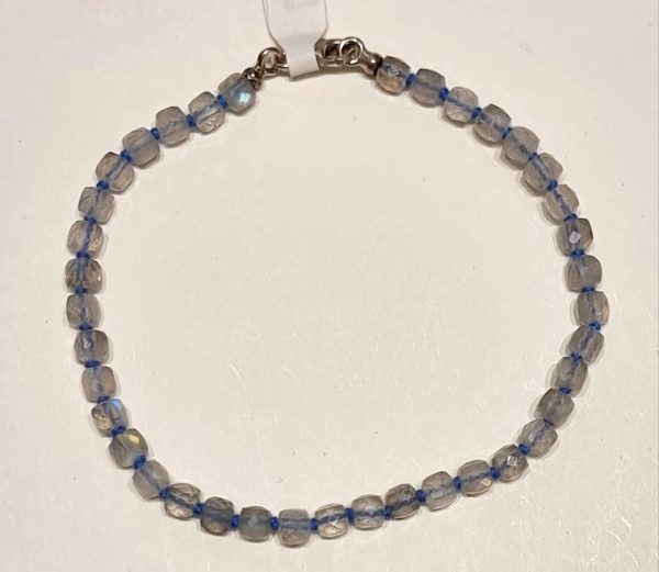 Bracciale labradorite bianca