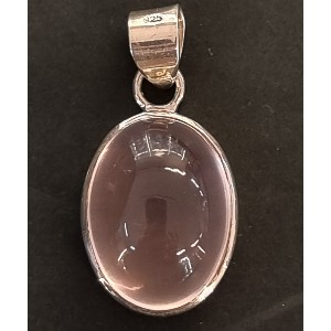 Ciondolo in quarzo rosa