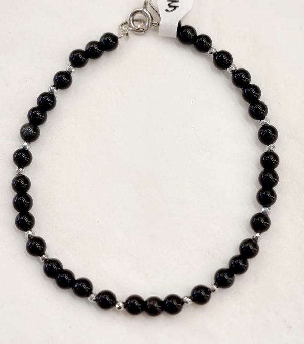 Bracciale ossidiana nera