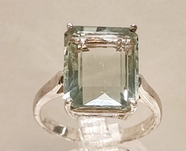 Anello prasiolite