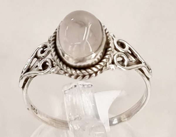Anello quarzo rosa