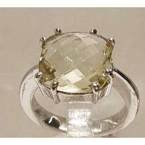 Anello topazio lemon