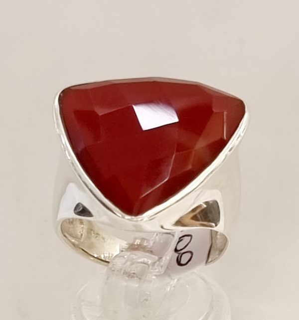 Anello agata corniola