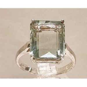 Anello prasiolite