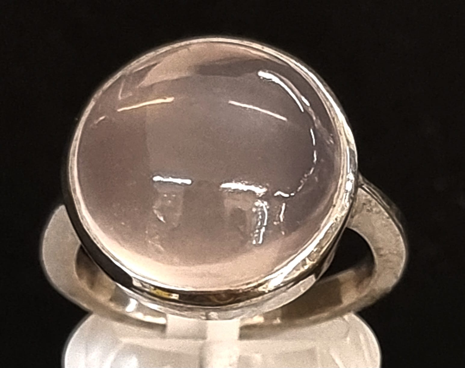 Anello quarzo rosa